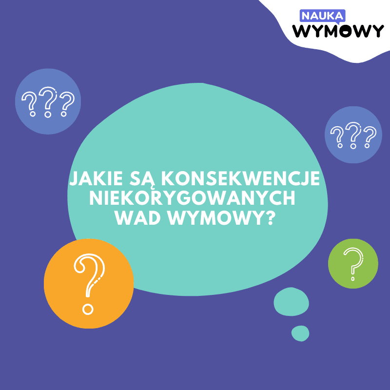 Infografika - Jakie są konsekwencje niekorygowanych wad wymowy?