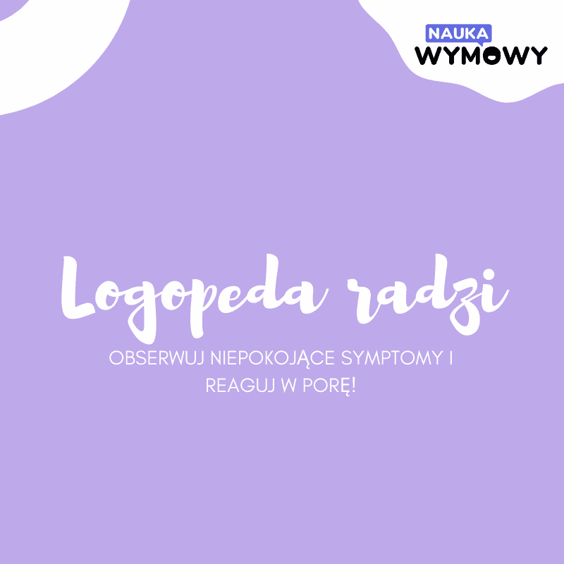 Infografika - Niepokojące symptomy w rozwoju dziecka